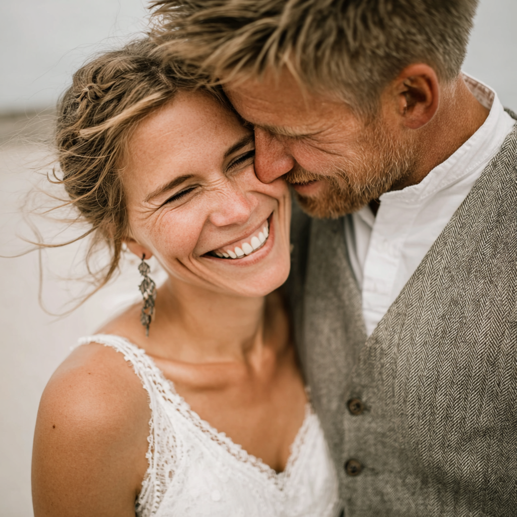 Brautpaar bei Trauung